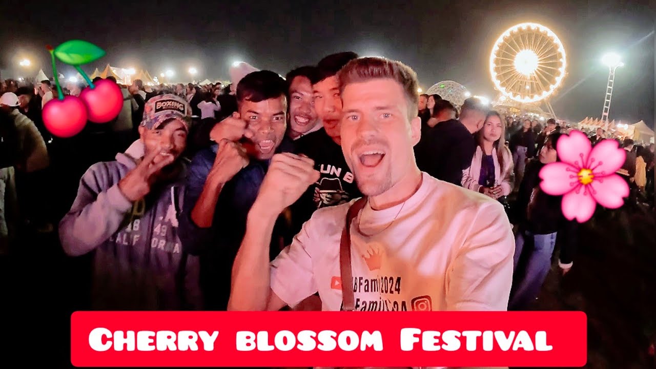 Phareng First Time Cherry Blossom Festival🇫🇮🇮🇳