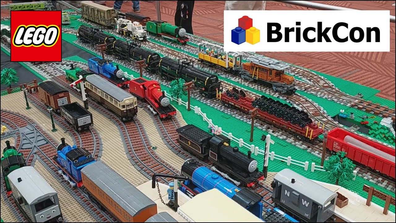 My LEGO Thomas and Friends Train Collection on Display - BrickCon 2025 Highlights