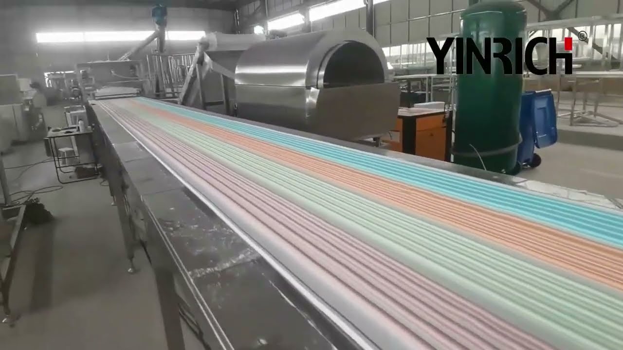 EM120 Mini Marshmallow Production Line& Round Shape Ropes Marshmallow solution