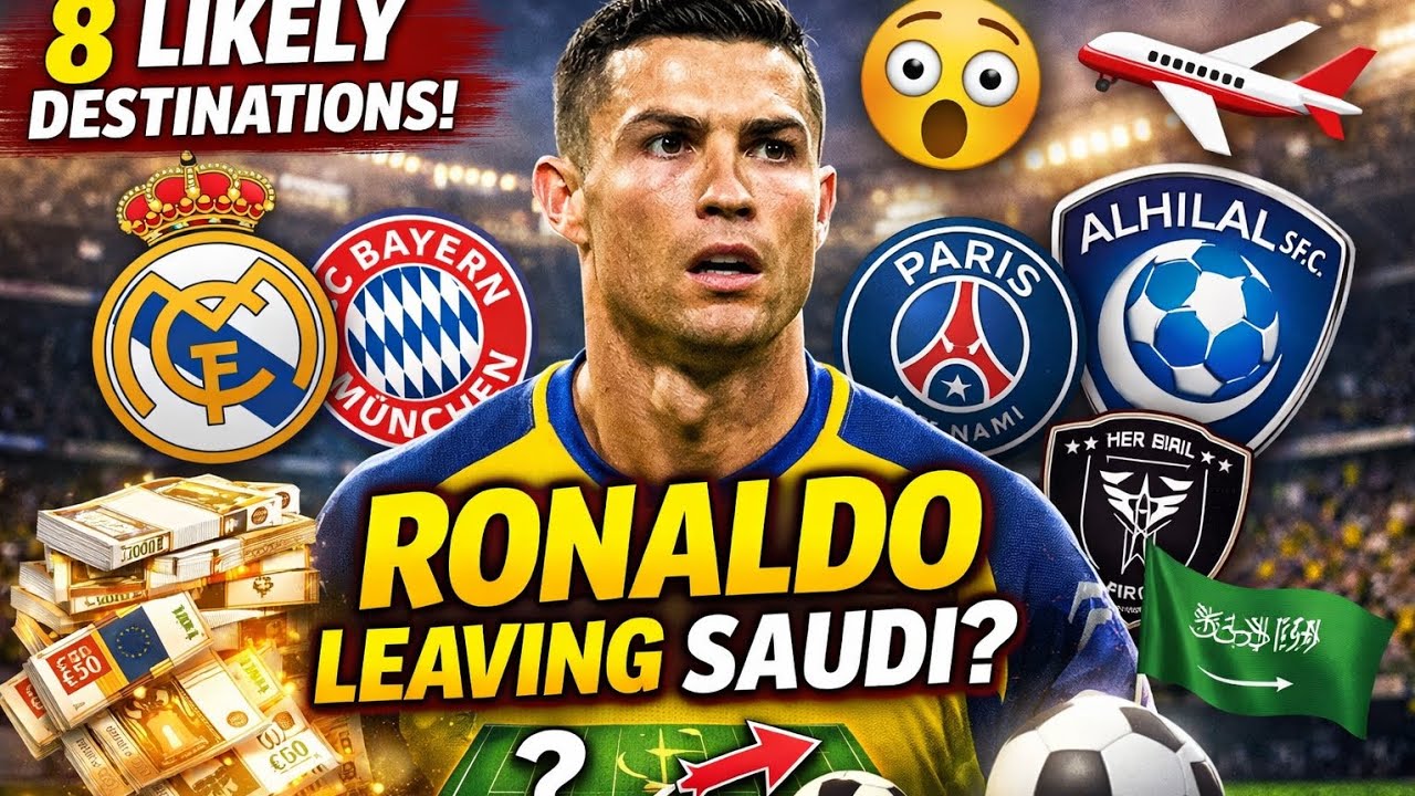 Ranking Cristiano Ronaldo&rsquo;s 8 Likeliest Destinations After Al-Nassr Drama 😱⚽ | Ronaldo Leaving Saudi