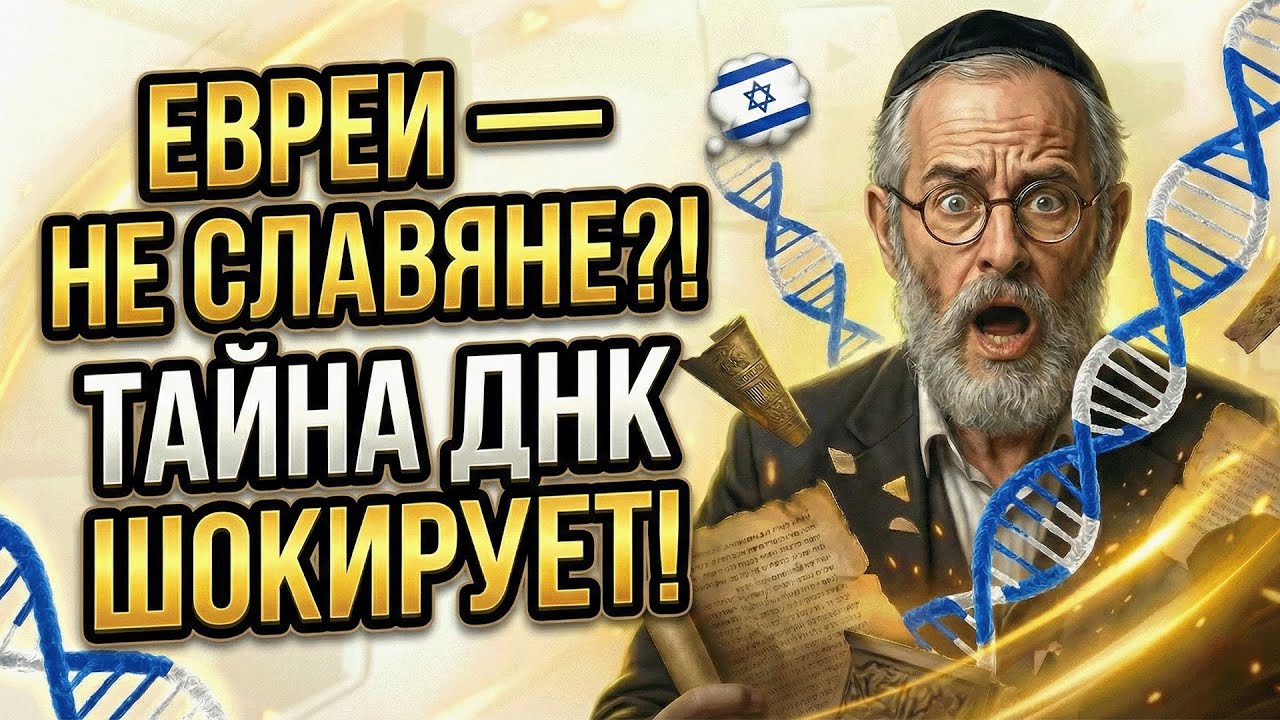 СЛАВЯНЕ, ТЮРКИ ИЛИ СЕМИТЫ? Раскрываем настоящий геном Ашкенази!