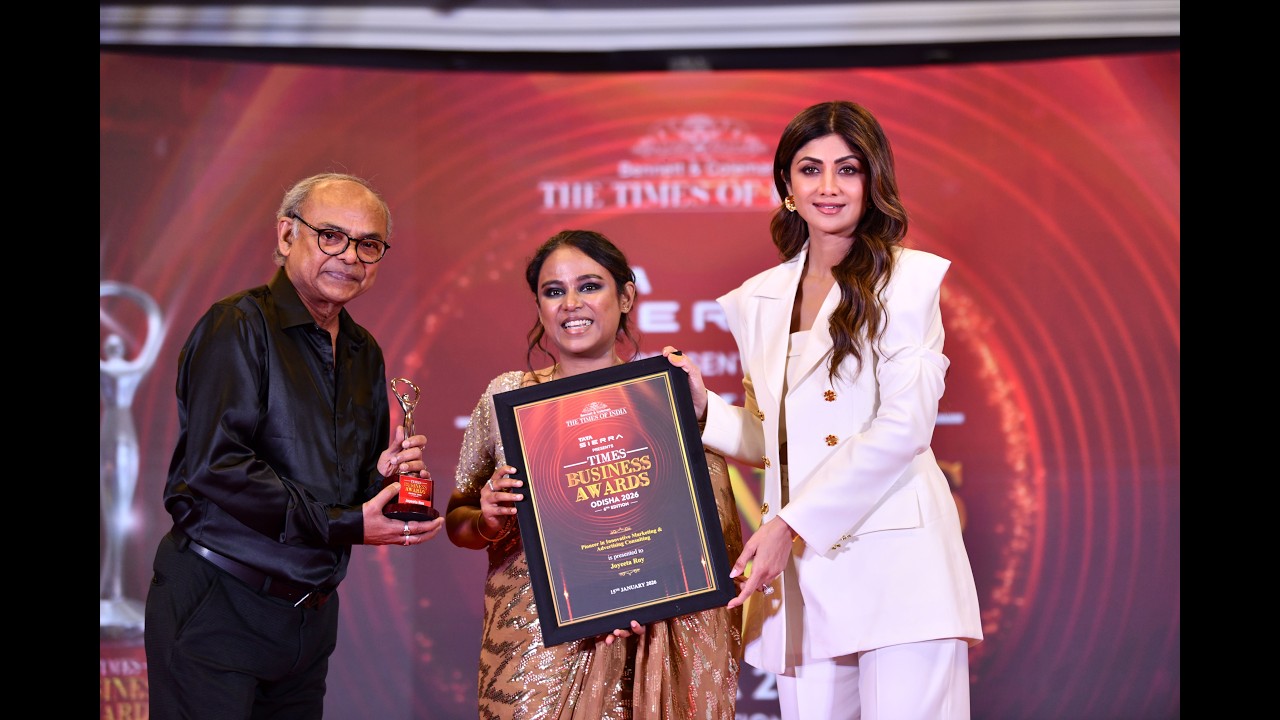 Joyeeta Roy Wins Pioneer in Marketing & Advertising Award | Times Business Awards 2026.