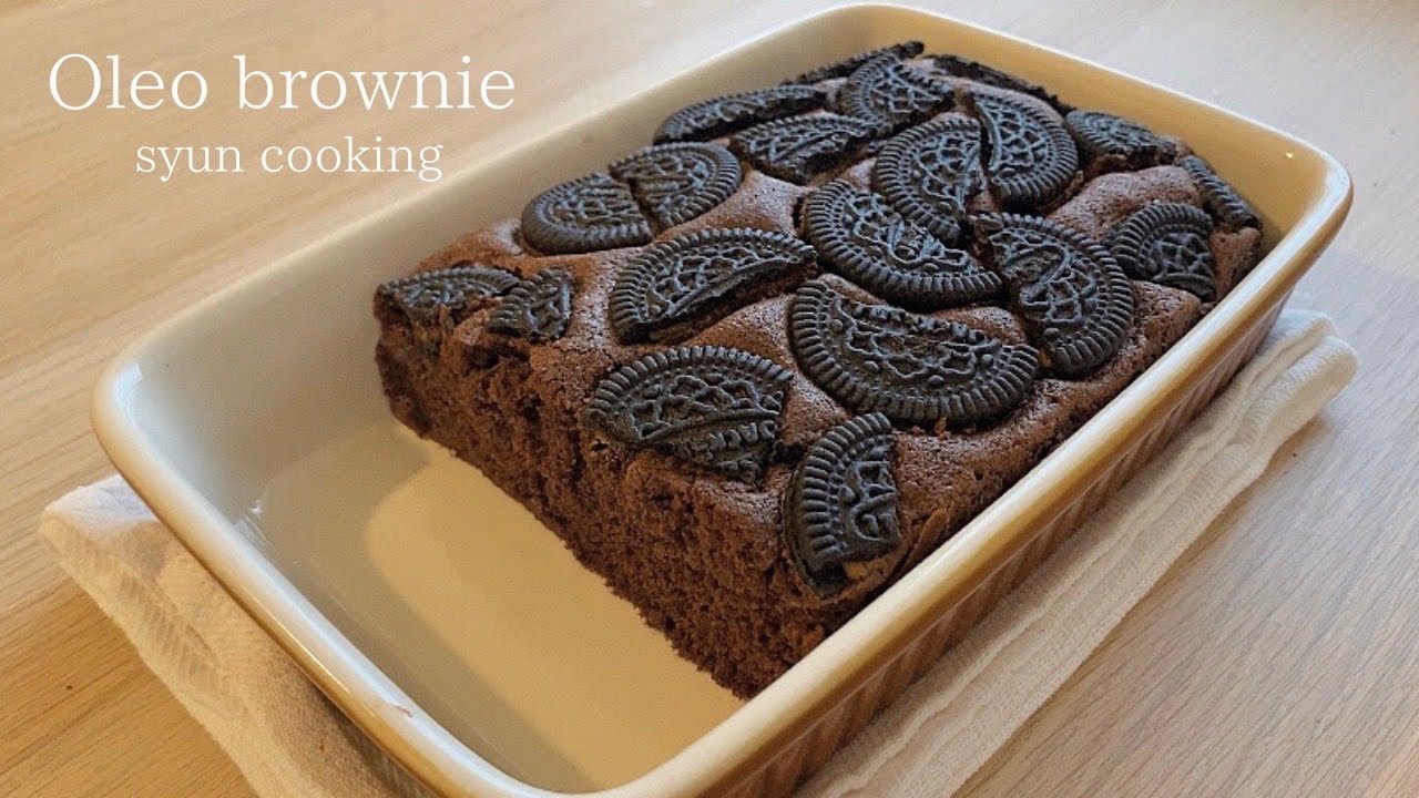 しっとり濃厚！オレオブラウニー Oleo Brownie 오레오 브라우니
