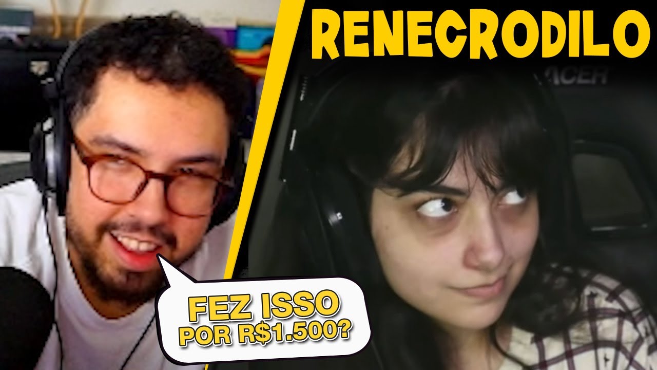 YETZ REAGINDO AO DIA QUE A YULLA ILUDIU O PIJACK  | YETZ REACT RENECRODILO