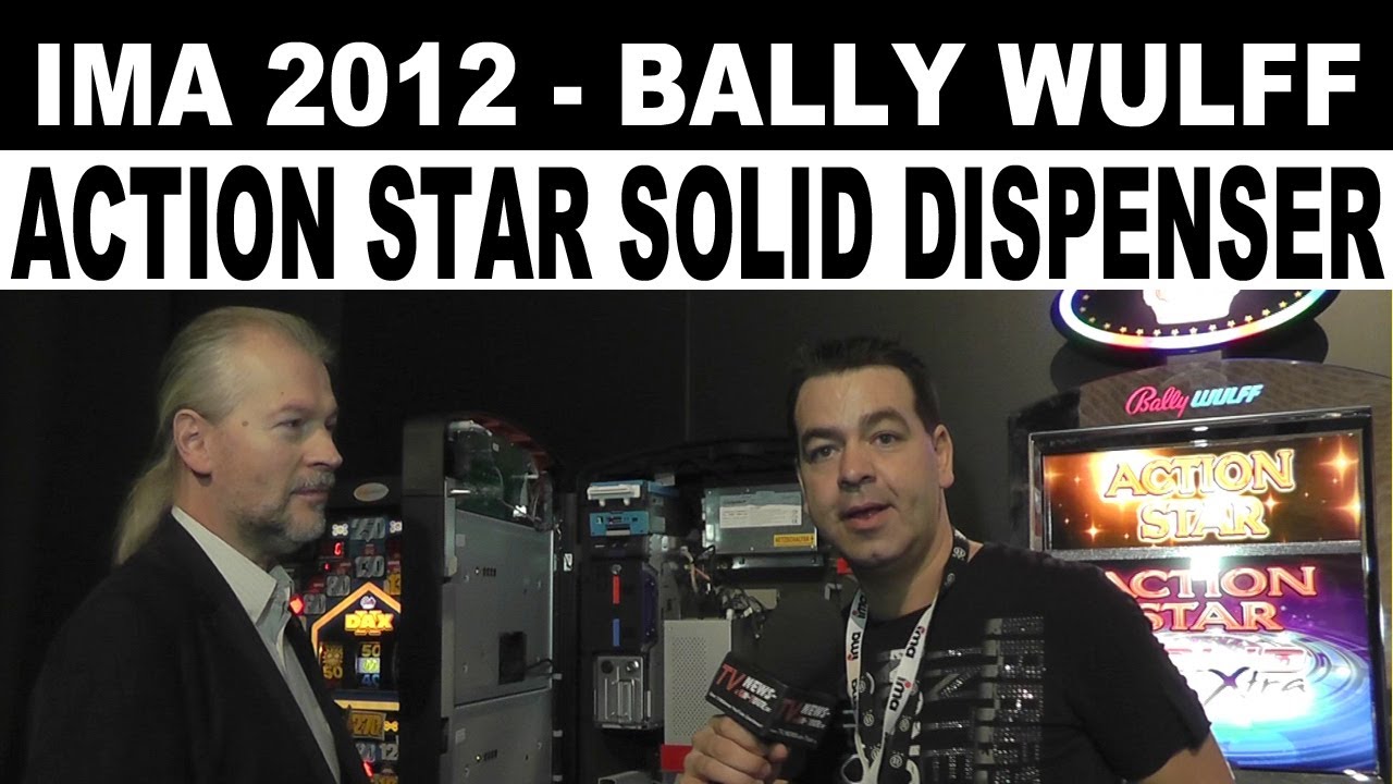 IMA 2012 | Bally Wulff | Action Star Solid Dispenser | HD+ | Automaten Messe D&uuml;sseldorf 18.01.2012