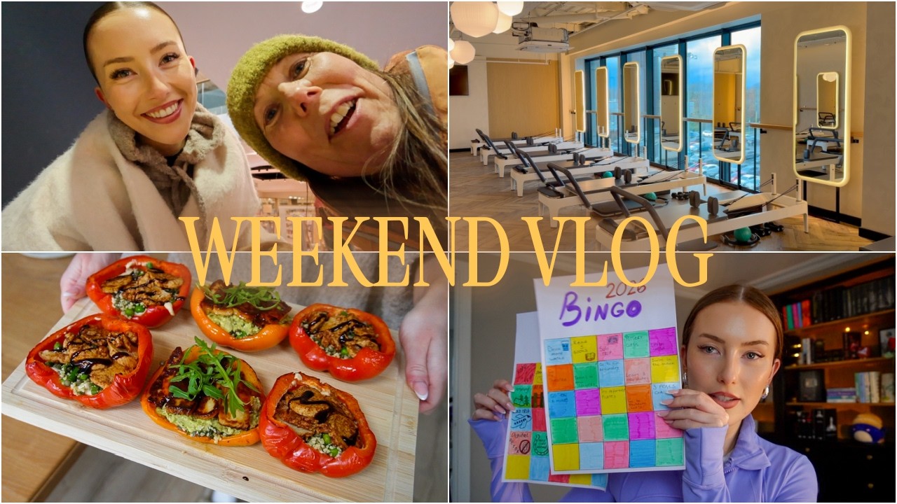 WEEKEND VLOG | trying new recipes, family time & starting at a new gym 🧘🏻&zwj;♀️💓