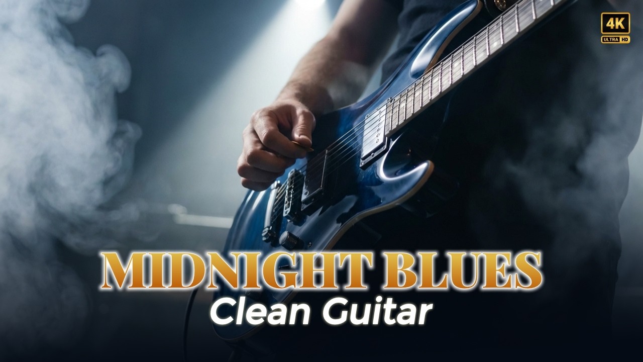 Clean Electric Blues Guitar – Late Night Instrumental for Relax & Focus VOL. 113