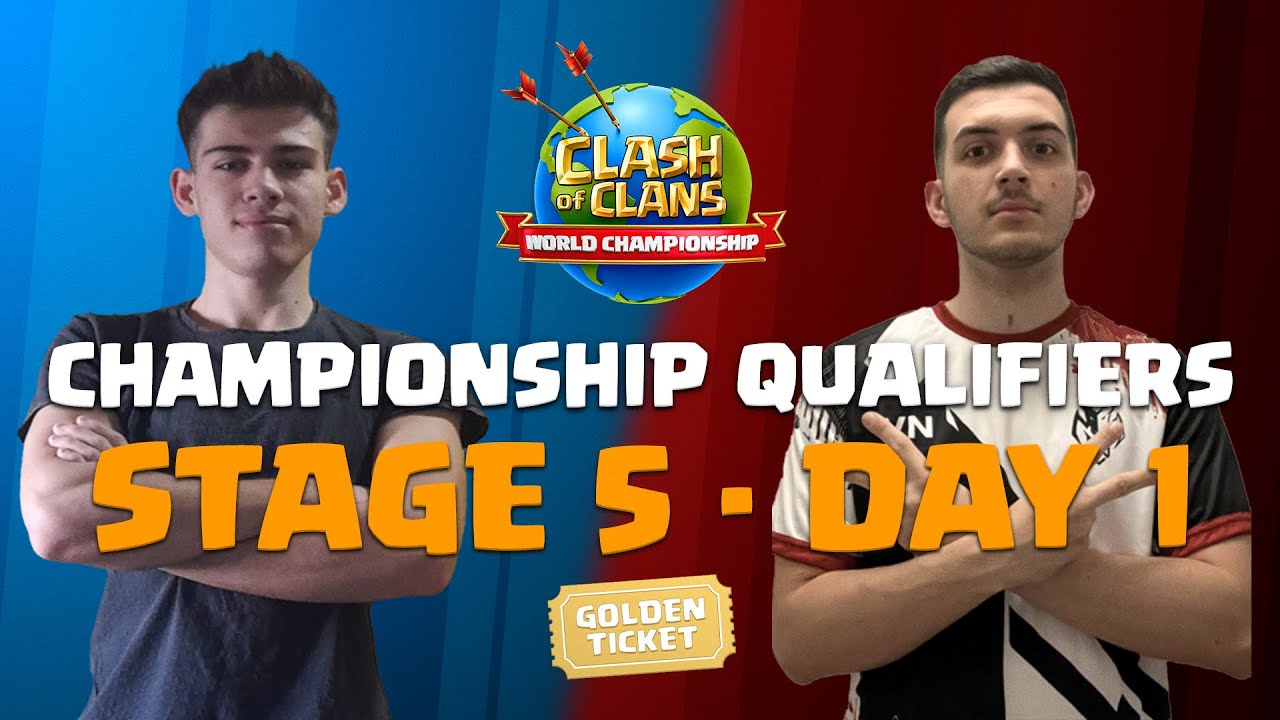 World Championship Qualifiers: Stage 5 - Day 1 | Clash of Clans
