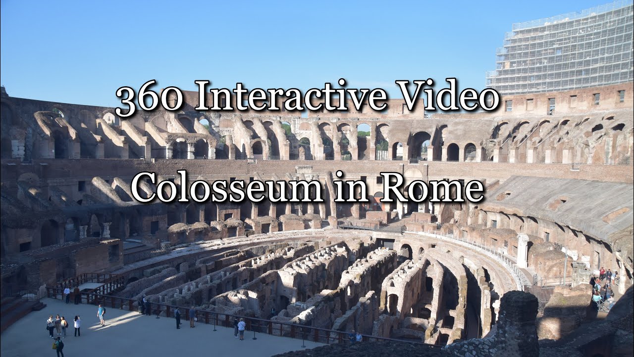 360 Interactive Video - Colosseum in Rome