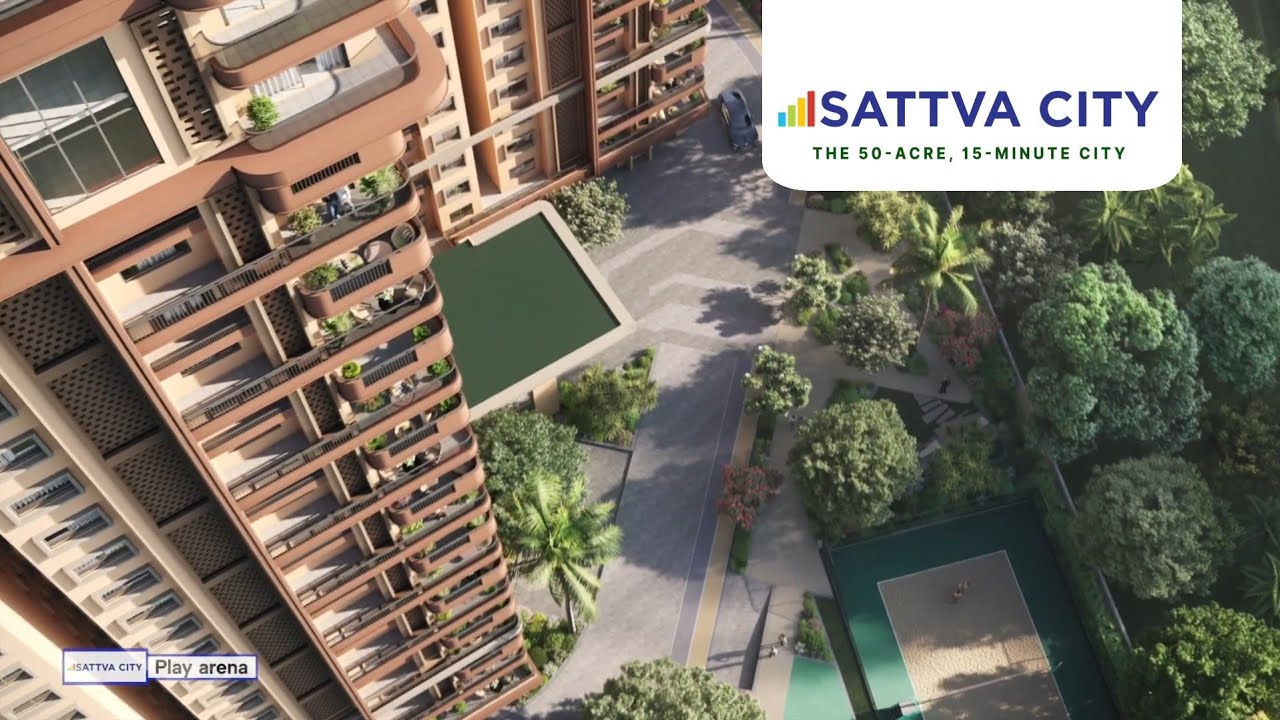 Sattva City, 50-acre_township on Bengaluru Airport Road | Walkthrough | 2, 3 & 4 BHK Apartments!