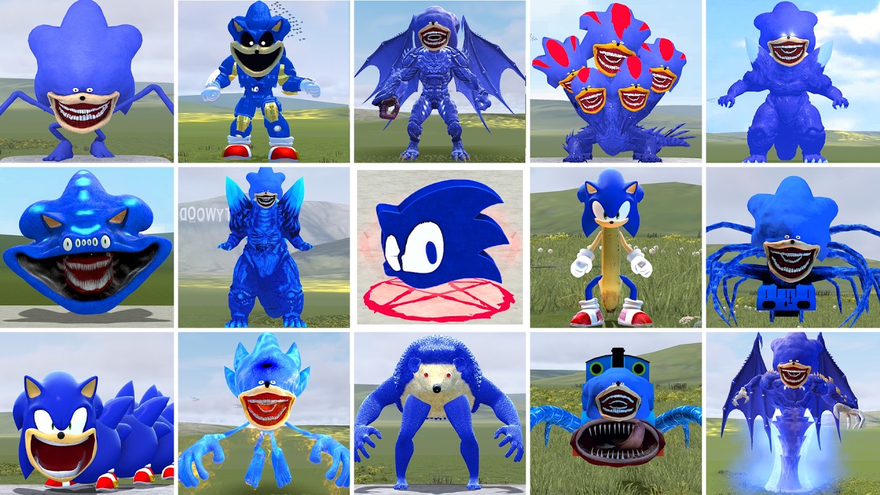 NEW SHIN SONIC TAPE VS SHIN SONIC AMY TAPES  Which One REIGNS SUPREME in Garry's Mod!