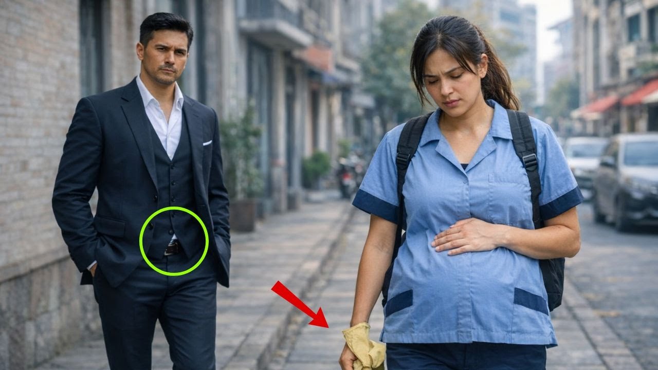 MILIARDER MENGIKUTI PETUGAS KEBERSIHAN HAMIL… DAN SATU KEPUTUSAN KECIL MENGUBAH SEGALANYA