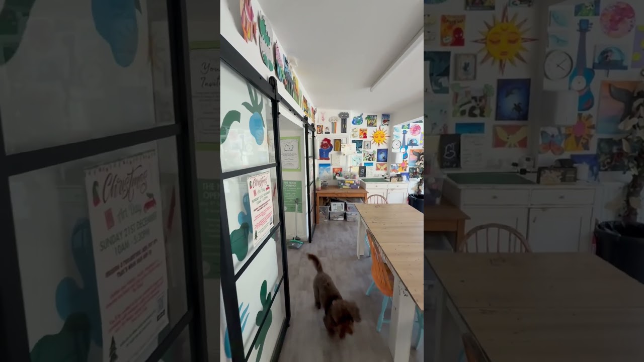 A tour of our beloved shop! #artshop #artstudio #housetour  #shoptour