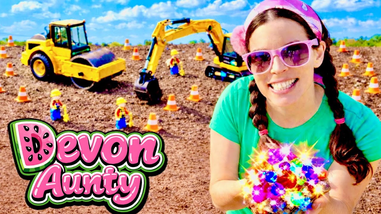 Construction Truck Car Wash With Tools |Storybook Rhyming & Reading |Super Fun Learning for Toddlers