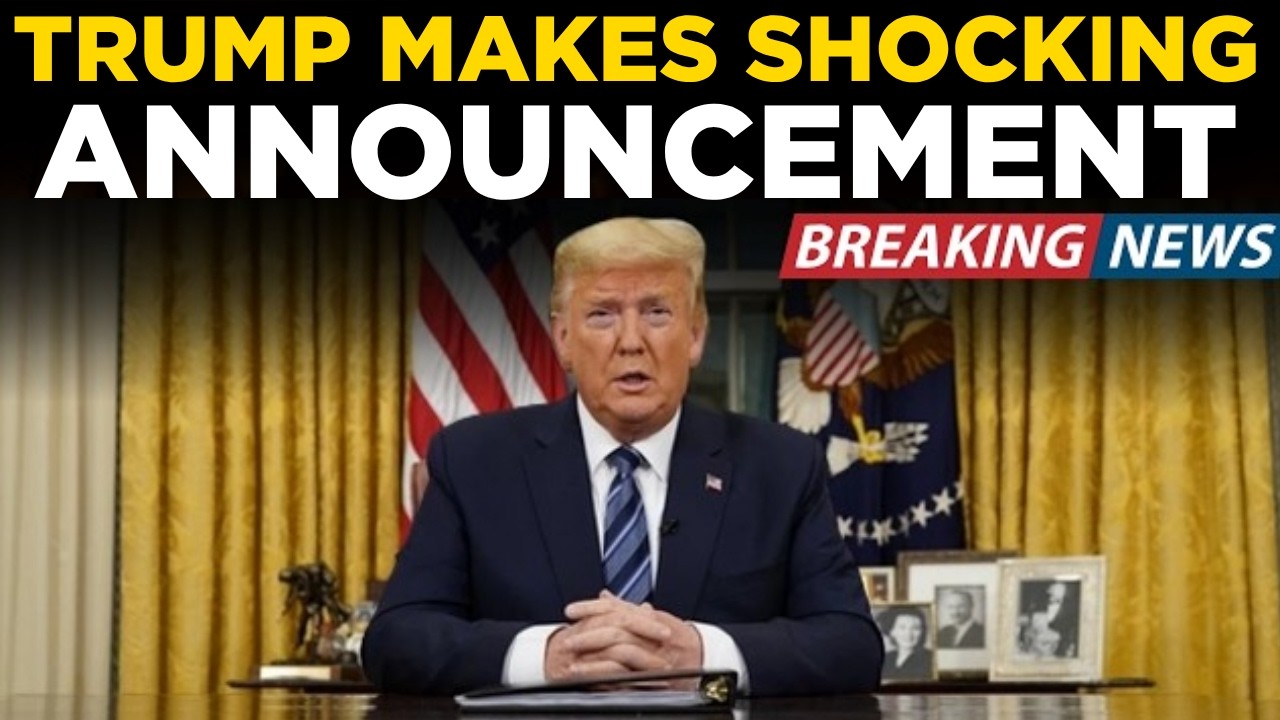 TRUMP ANNOUNCEMENT LIVE: Major New Decision Revealed | US News Breaking | world news live