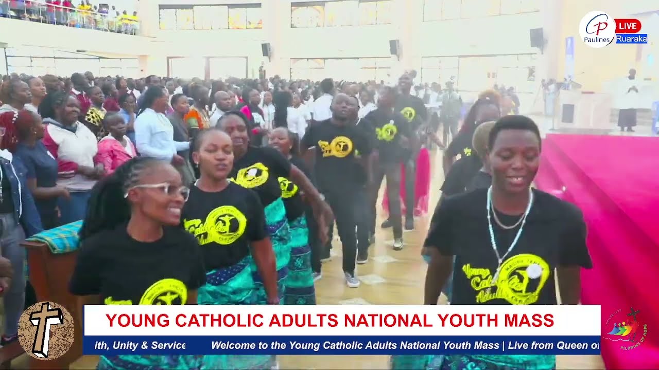 YCA ENTRANCE SONG DURING NATIONAL MASS AT QUEEN OF THE APOSTLES RUARAKA