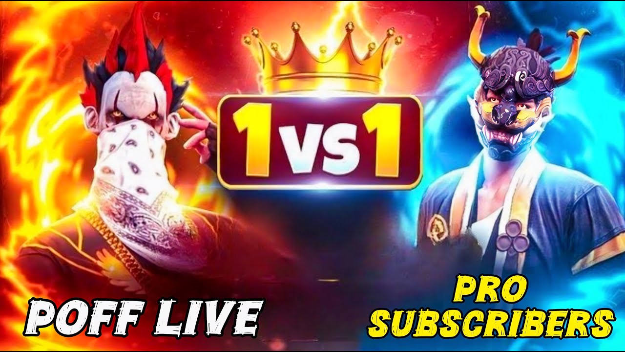 [🔴LIVE] 1 vs 1 with subscribers | Free Fire"