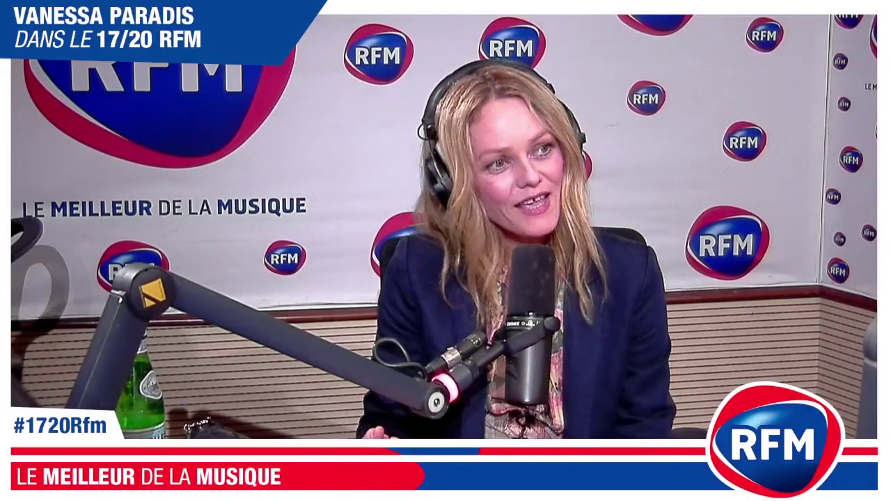 Vanessa Paradis en interview dans le 17/20 RFM de Pat Angeli et Marie-Pierre Schembri