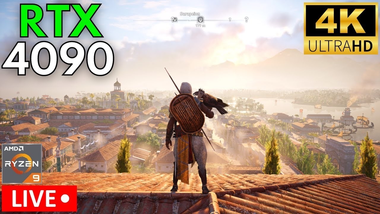 #22 (EXPLORANDO PÓS FINAL) - Assassin's Creed: Origins - PC 4K (RTX 4090)