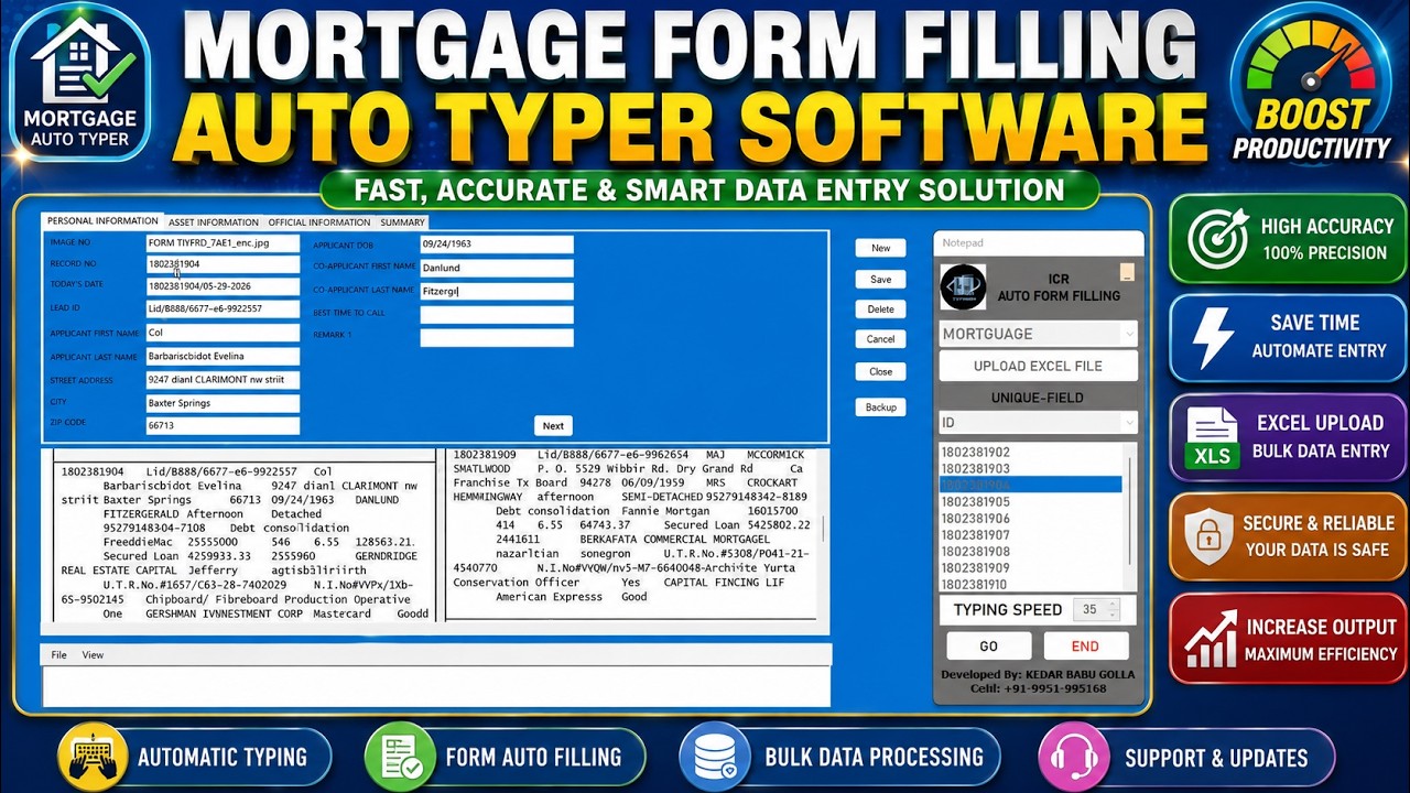 How to Download Mortgage Form Filling Auto Typer Software |