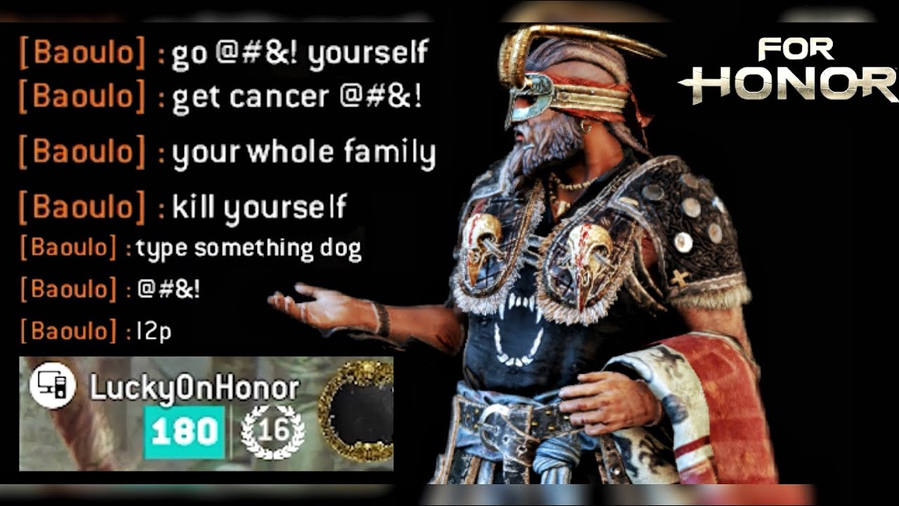 [FOR HONOR] Toxic player gets what she deserves and the well know Scripter - Big Berserker Duel