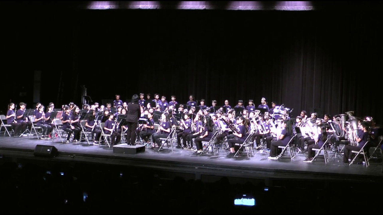 Kaimuki Middle School Beginning Band - Westwind Overture - 05/10/2018