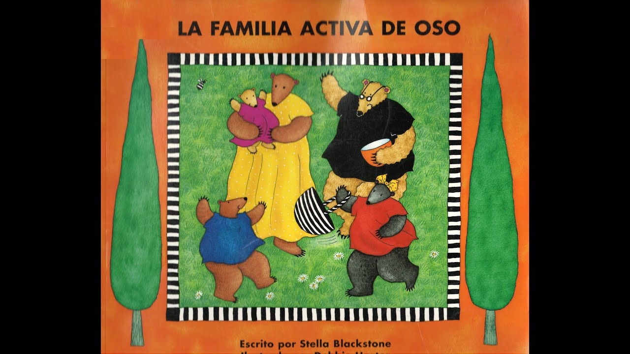 La familia activa de oso: Cuento de niño leído en voz alta