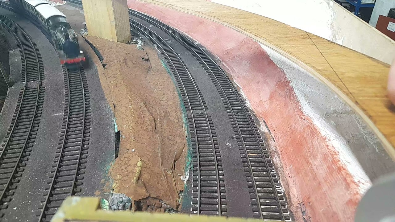 My merchant navy class running at the cradley heath model railway club.