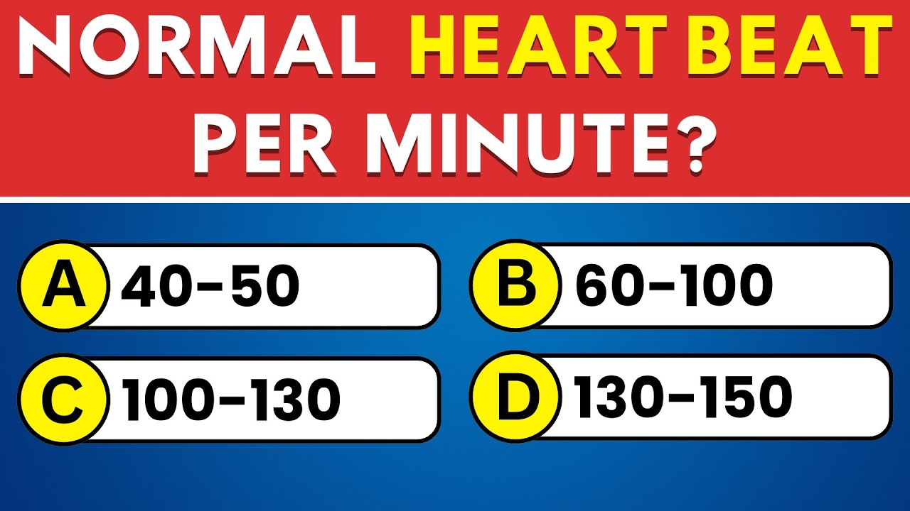 Can You Get 30/50 Right? 🧠 Human Body Quiz Trivia Challenge with Answers! 💪