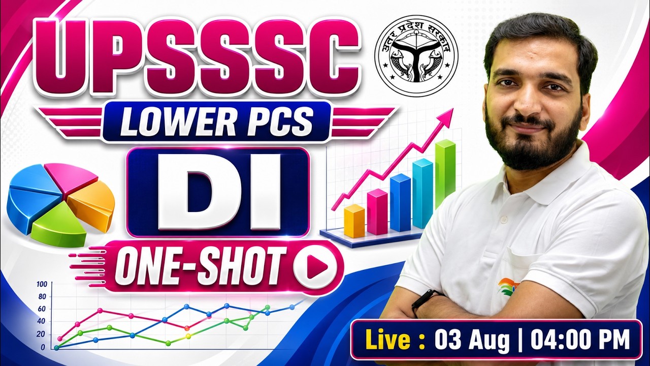 UPSSSC Lower PCS 2026 | DI One Shot Marathon Class | Data Interpretation | Maths By Gyanendra Sir