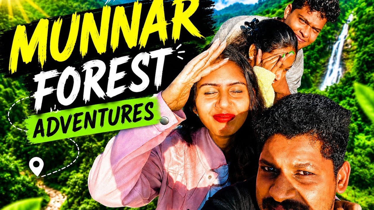 Munnar forest adventure spotted monkey and deer 🦌 🙈 #A.R.M Vlogs #top station,Munnar 4K video…