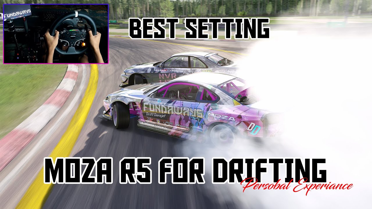 Moza R5 Setting for Drifting (Moza PitHouse + ContenManager Setting)