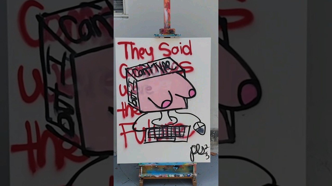 Neo expressionist Style #art #fineart #streetart #miamiartist #neoexpressionism #spraypaint