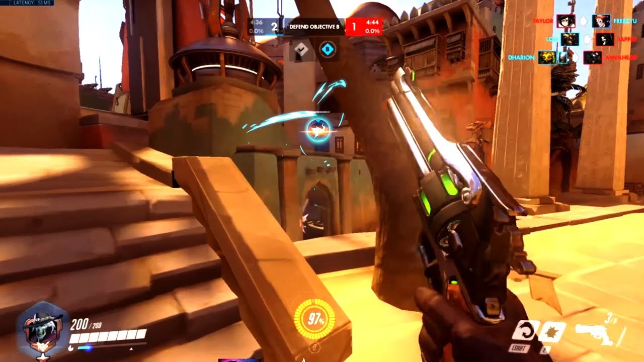 TAIMOU PRO MCCREE GAMEPLAY! [ OVERWATCH SEASON 19 TOP 500 ]