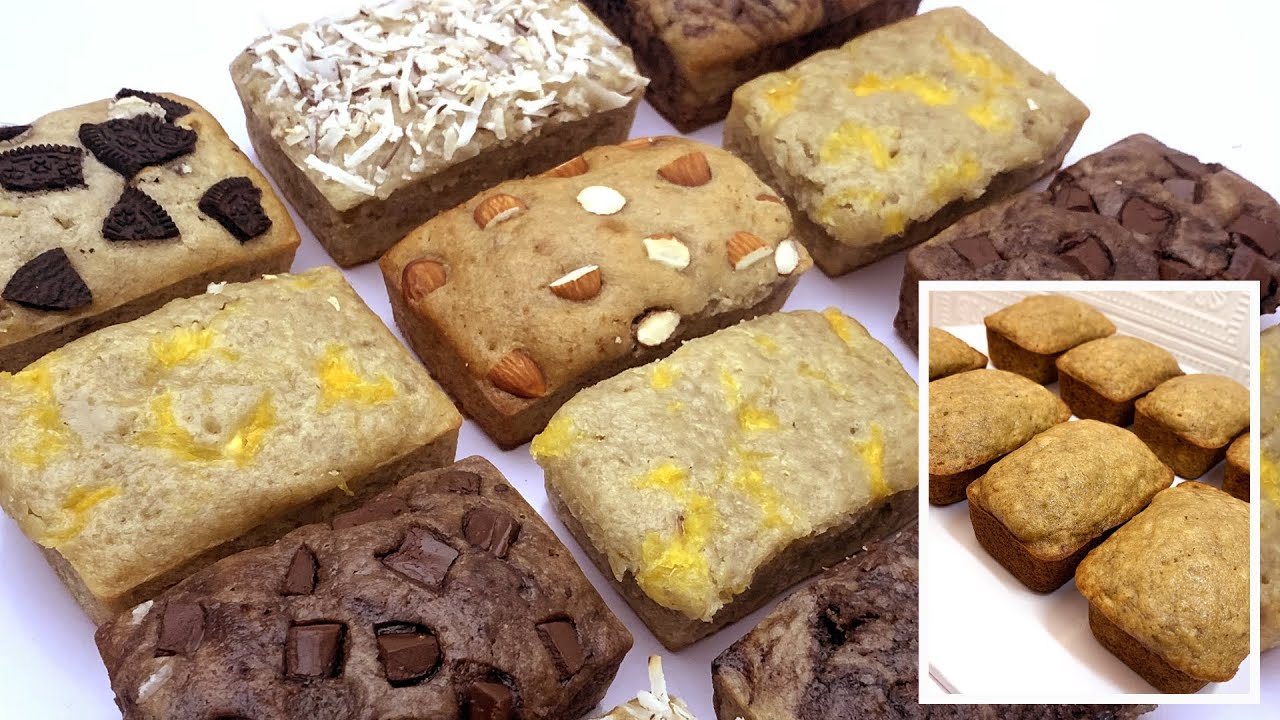 MINI BANANA BREAD LOAVES|ONE BOWL BANANA BREAD|Ifepinkiestv