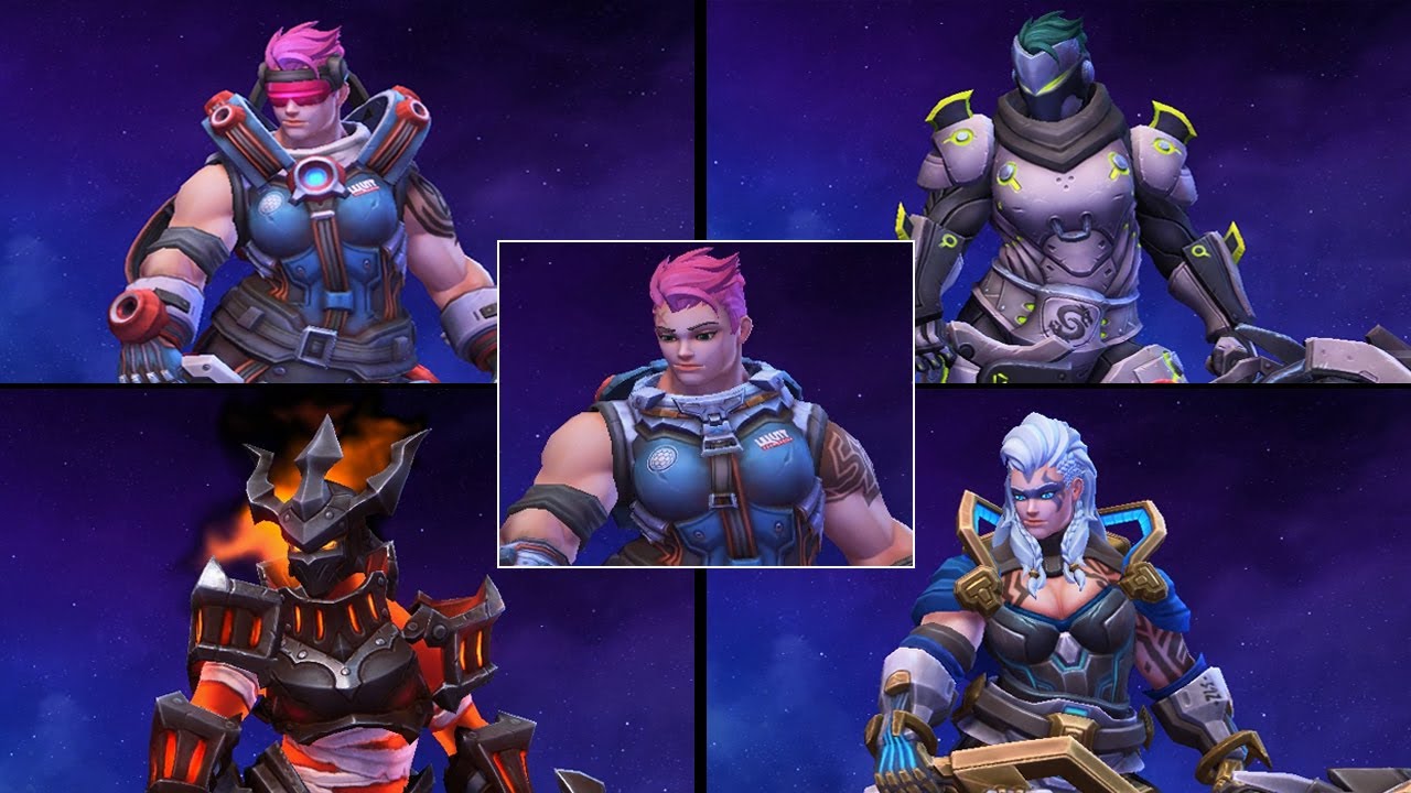 All Zarya Skins in Heroes of the Storm! I'M GOING FOR THE TORBLOSTEIN!