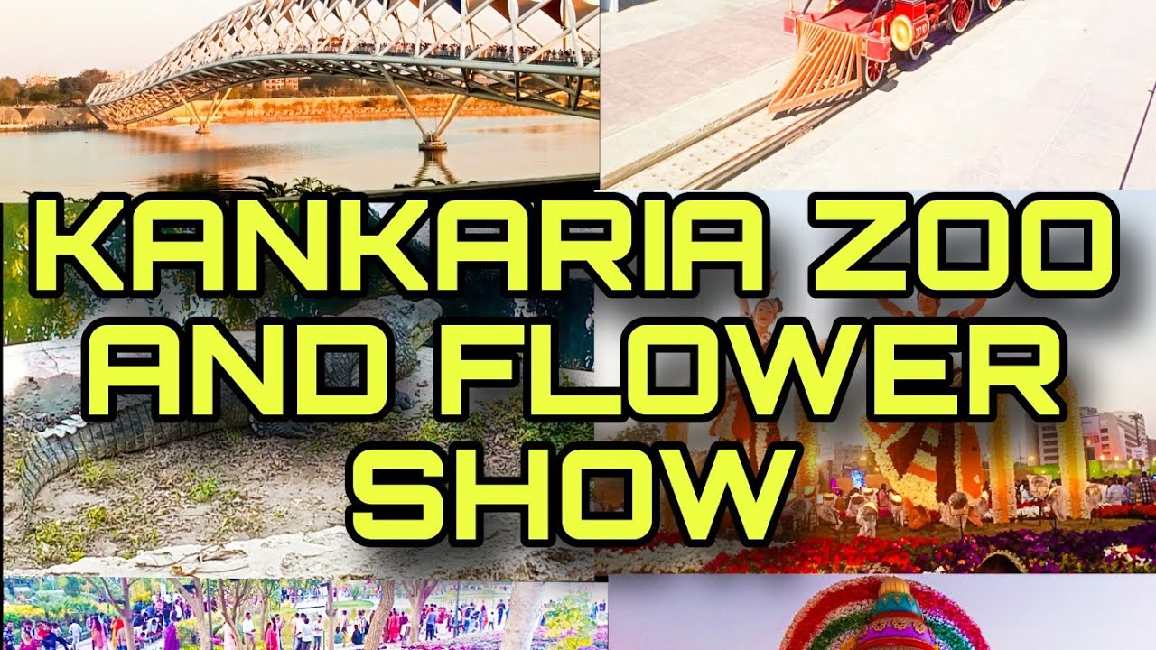 🔥🔥🔥KANKARIA ZOO AND FLOWER SHOW AT AHEMDABAD FIRST VLOG 🔥🔥🔥