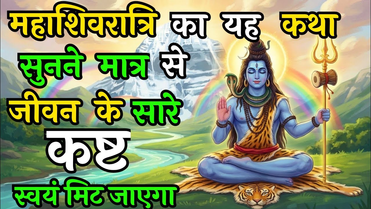 महाशिवरात्रि पर जरूर सुनें ये दिव्या कथा, जीवन के सारे कष्ट होंगे दूर | Shiv Katha 