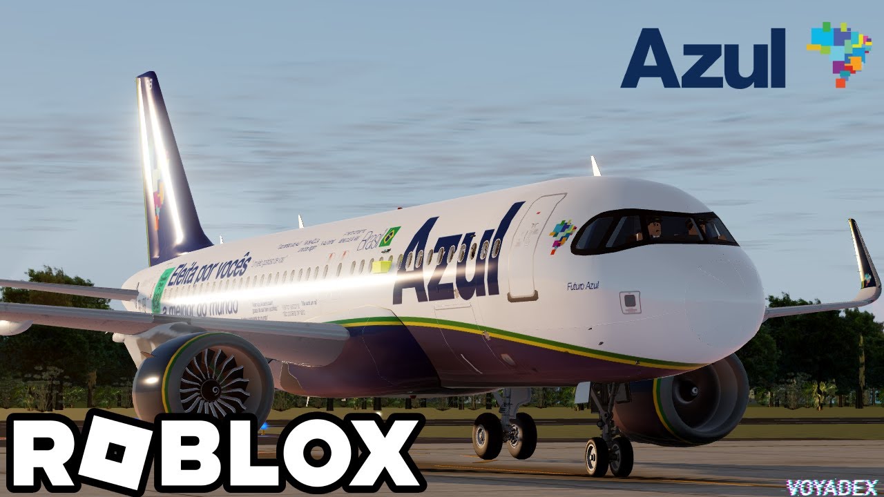 Roblox Azul Brazilian Airlines Flight - Airbus A320 (Espaço Azul)