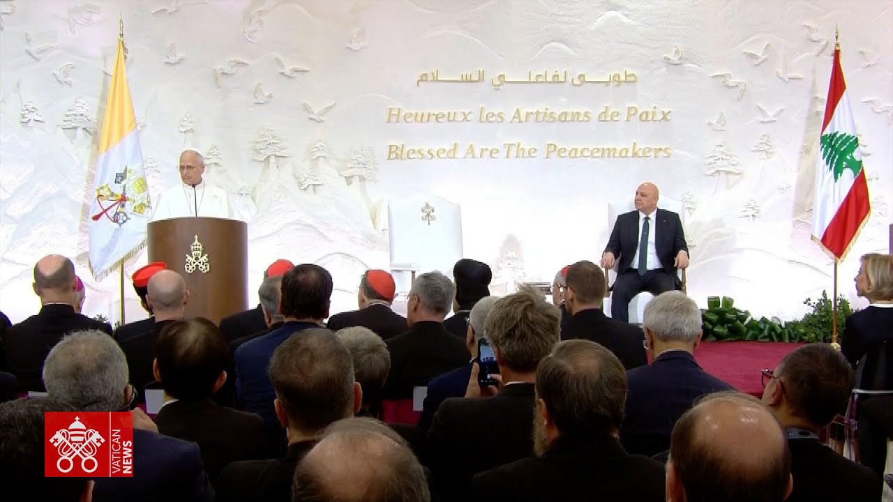 Highlights - Baabda, Lebanon, Meeting with Authorities, November 30, 2025, Pope Leo XIV