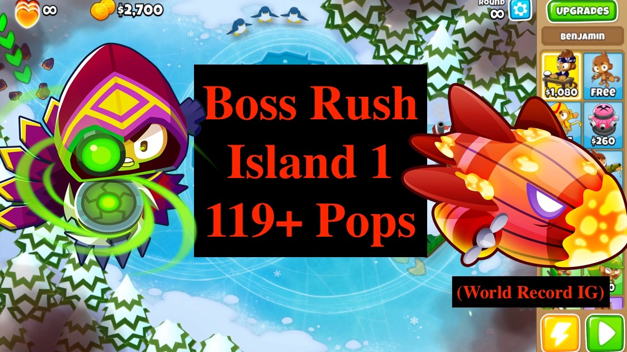 Boss Rush Island 1 | Pops 119+ | Blastapopoulos | Voiceover | BTD6 Boss Rush Tutorial