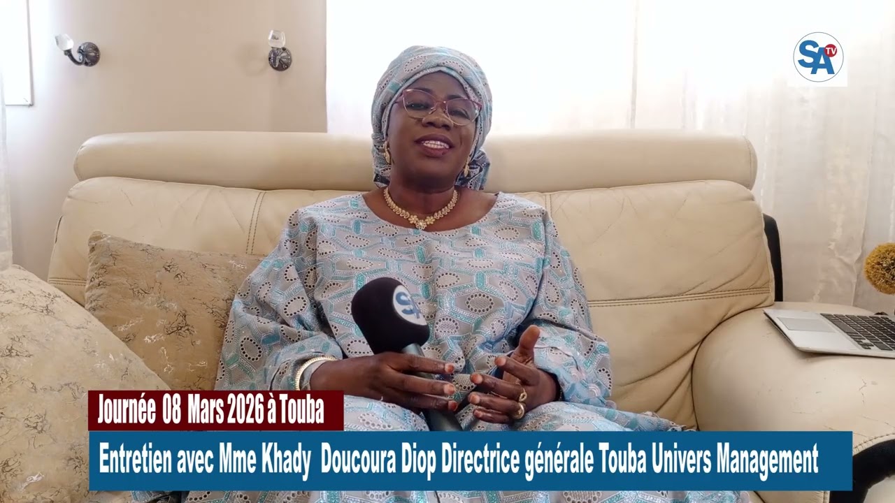 Fête 08 mars à Touba: Entretien avec Khady D Diop directrice générale de Touba univers management 