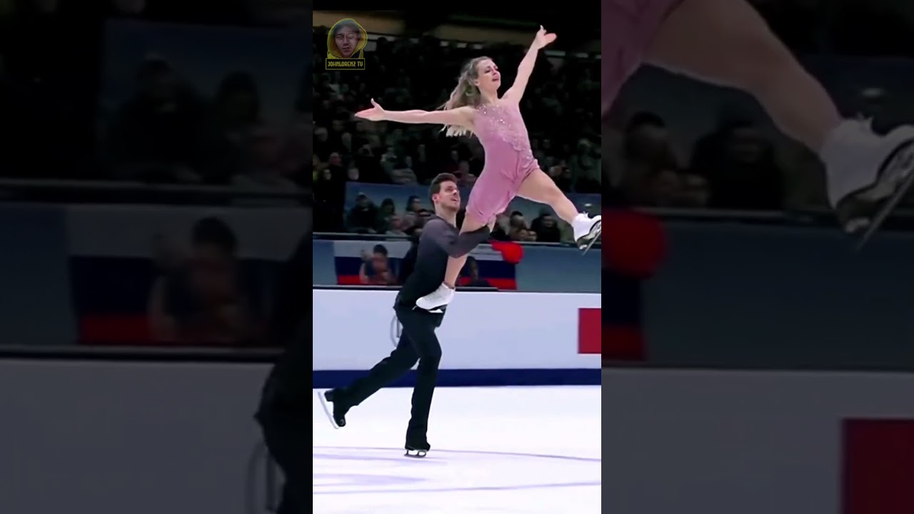 Brilliant Prepormance duo ice skating on America's Got Talent #johnlorenztv #gottalent #iceskating