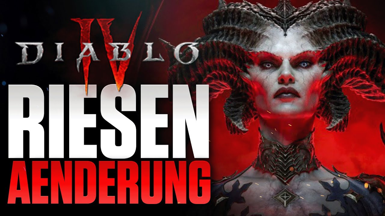 RIESIGE Diablo 4 ÄNDERUNGEN