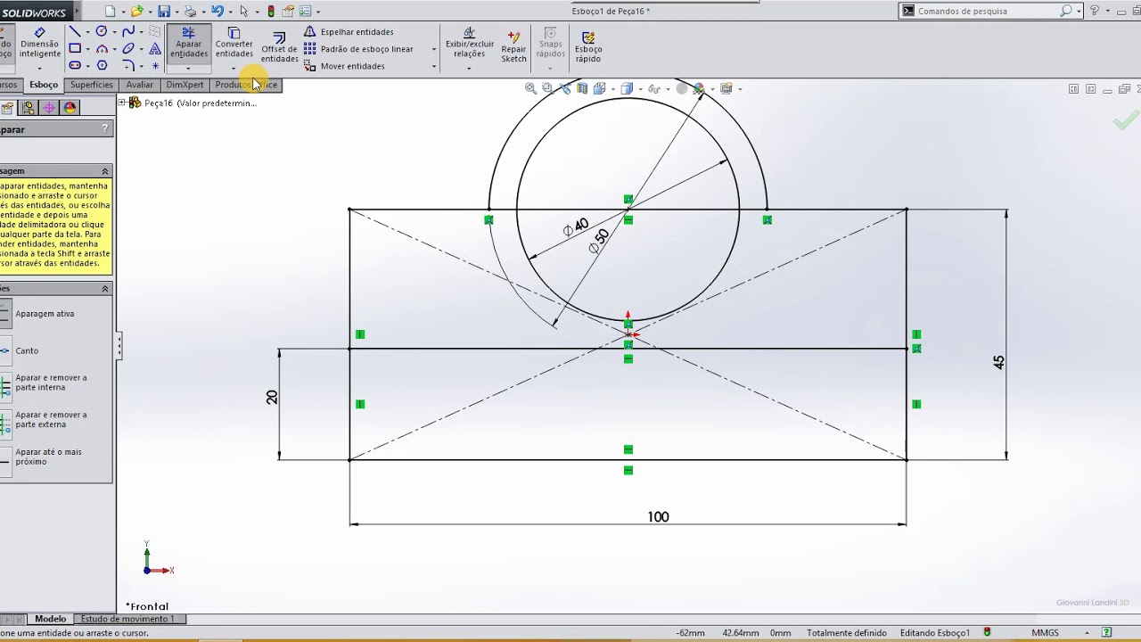 Quer modelar um mancal simples?? Aqui est&aacute; - SolidWorks