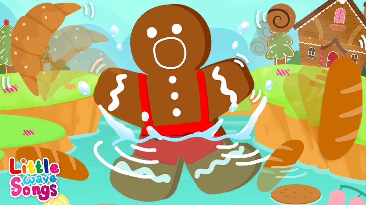 London Bridge Falling Down with Gingerbread Man | Nursery Rhymes | Little Wave Songs - Baby Coco