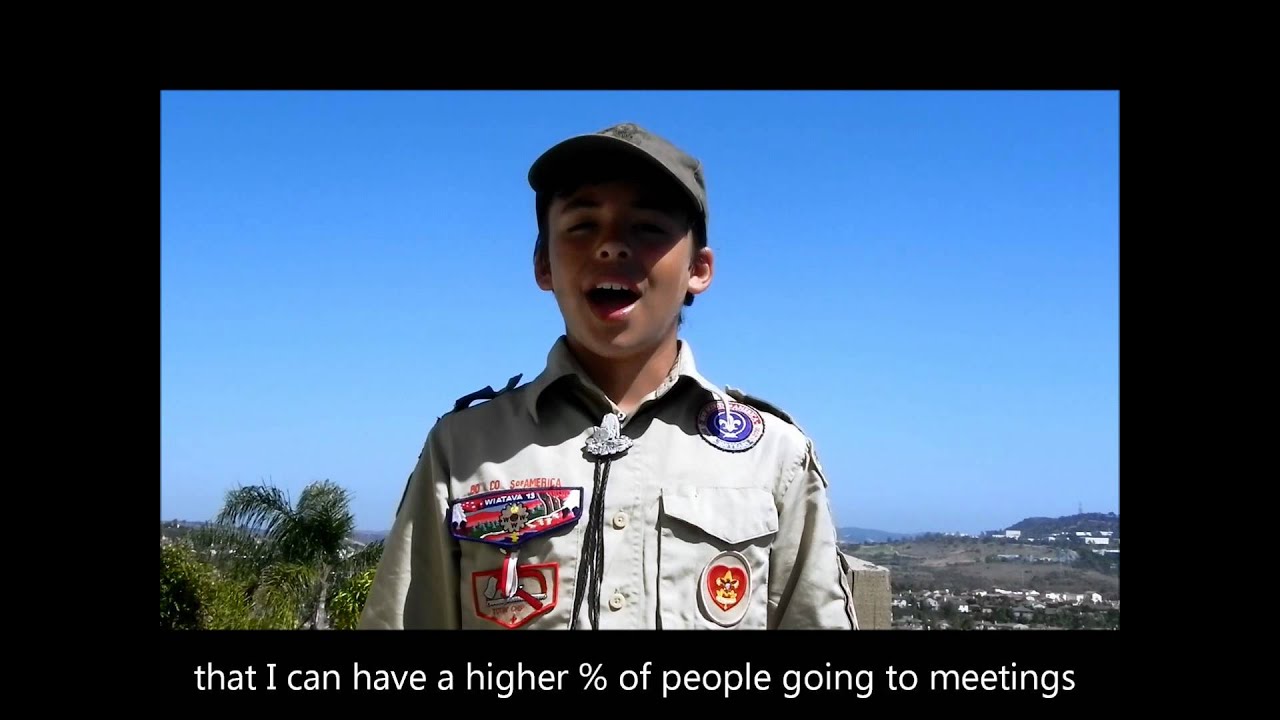 Boy Scout Speech for Senior Patrol Leader (SPL)