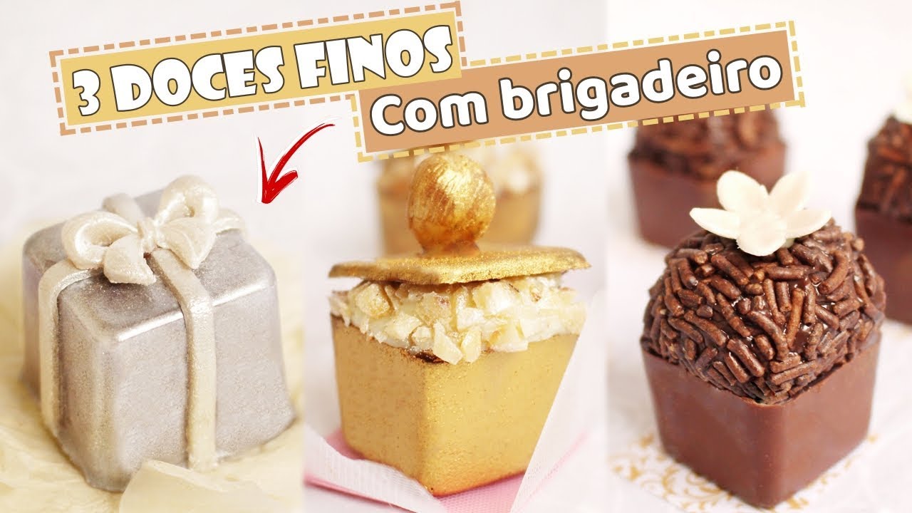 3 DOCES FINOS COM CHOCOLATE - UTILIZANDO MINI CAIXA DE CHOCOLATE - Tiago Mauro