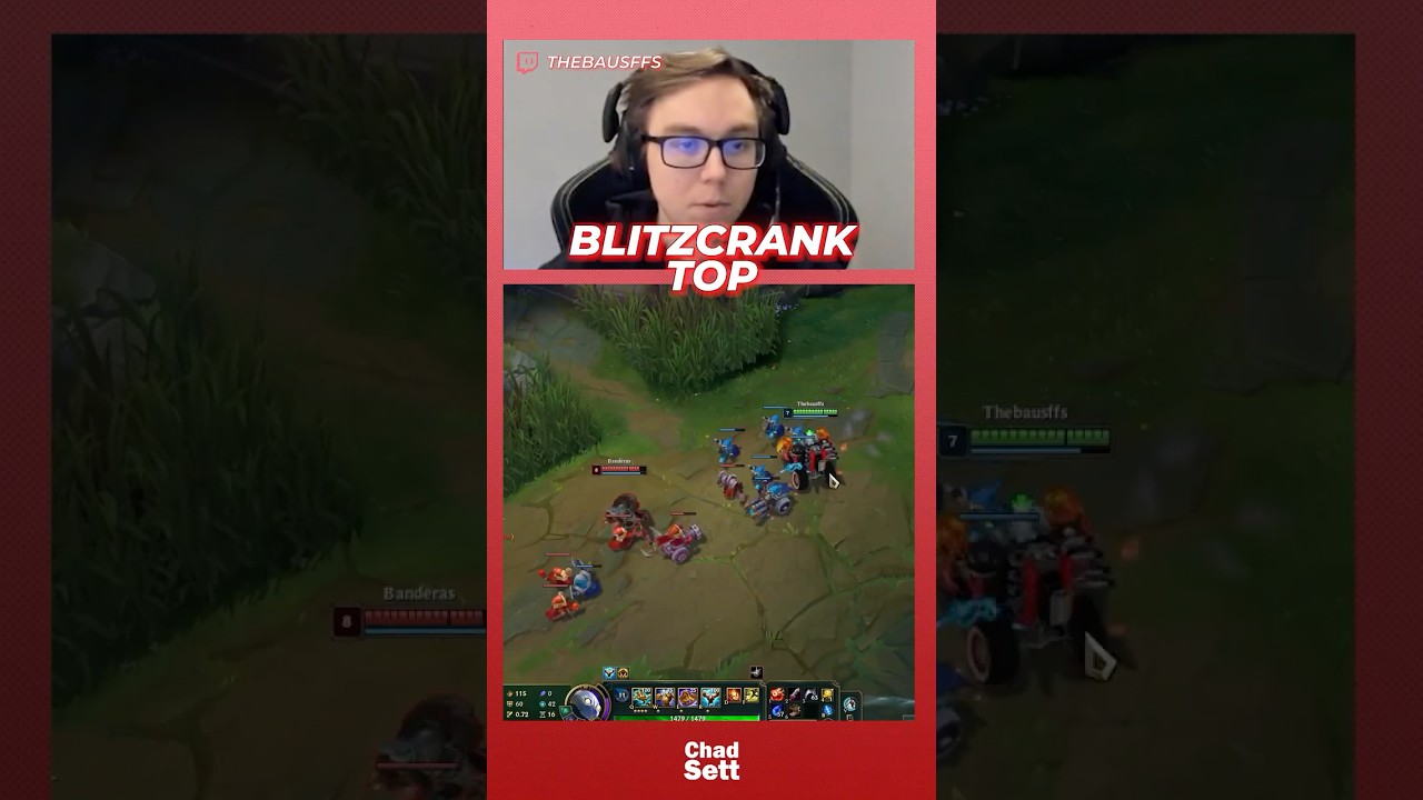 Baus Play Blitzcrank Top #leagueoflegends #leagueoflegendsclips