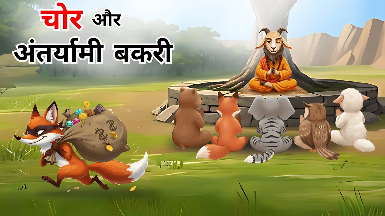 चोर और अंतर्यामी बकरी | hindi kahani | panchtantra ki kahani | Hindi kahani | kahani 
